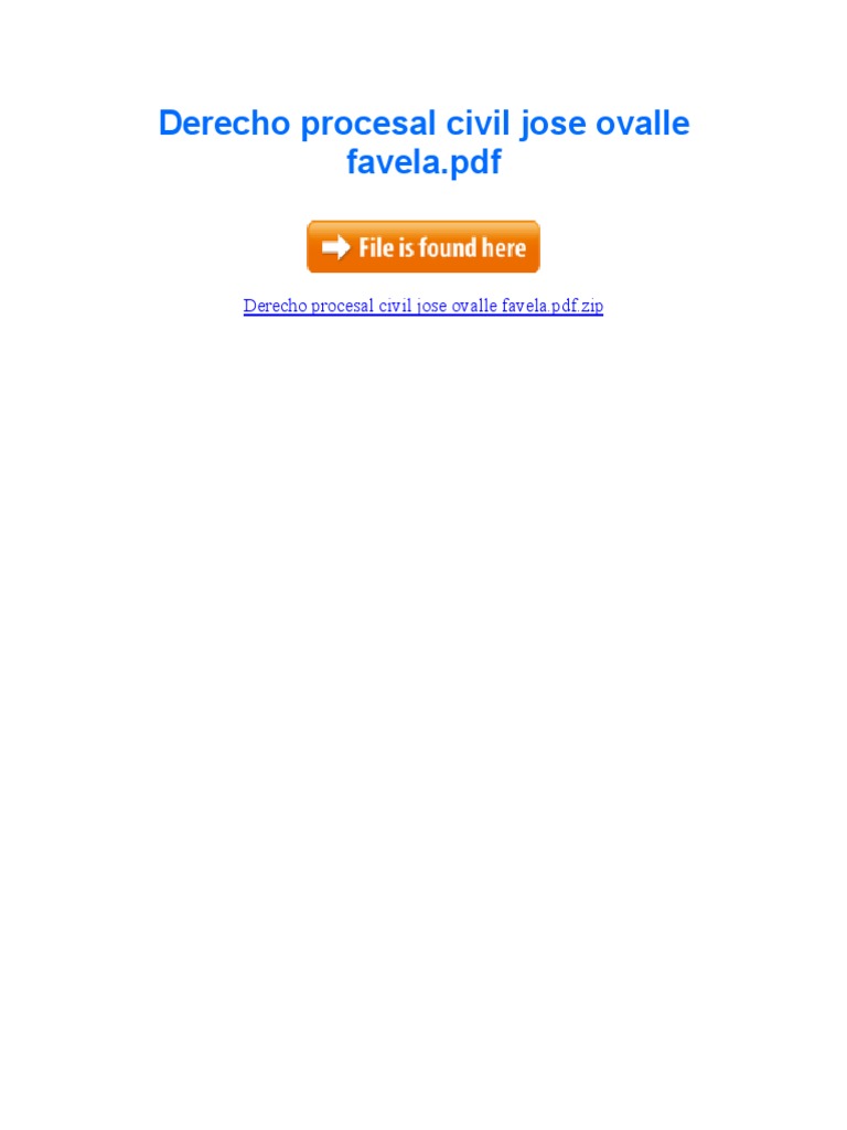 jose ovalle favela derecho procesal civil novena edicion